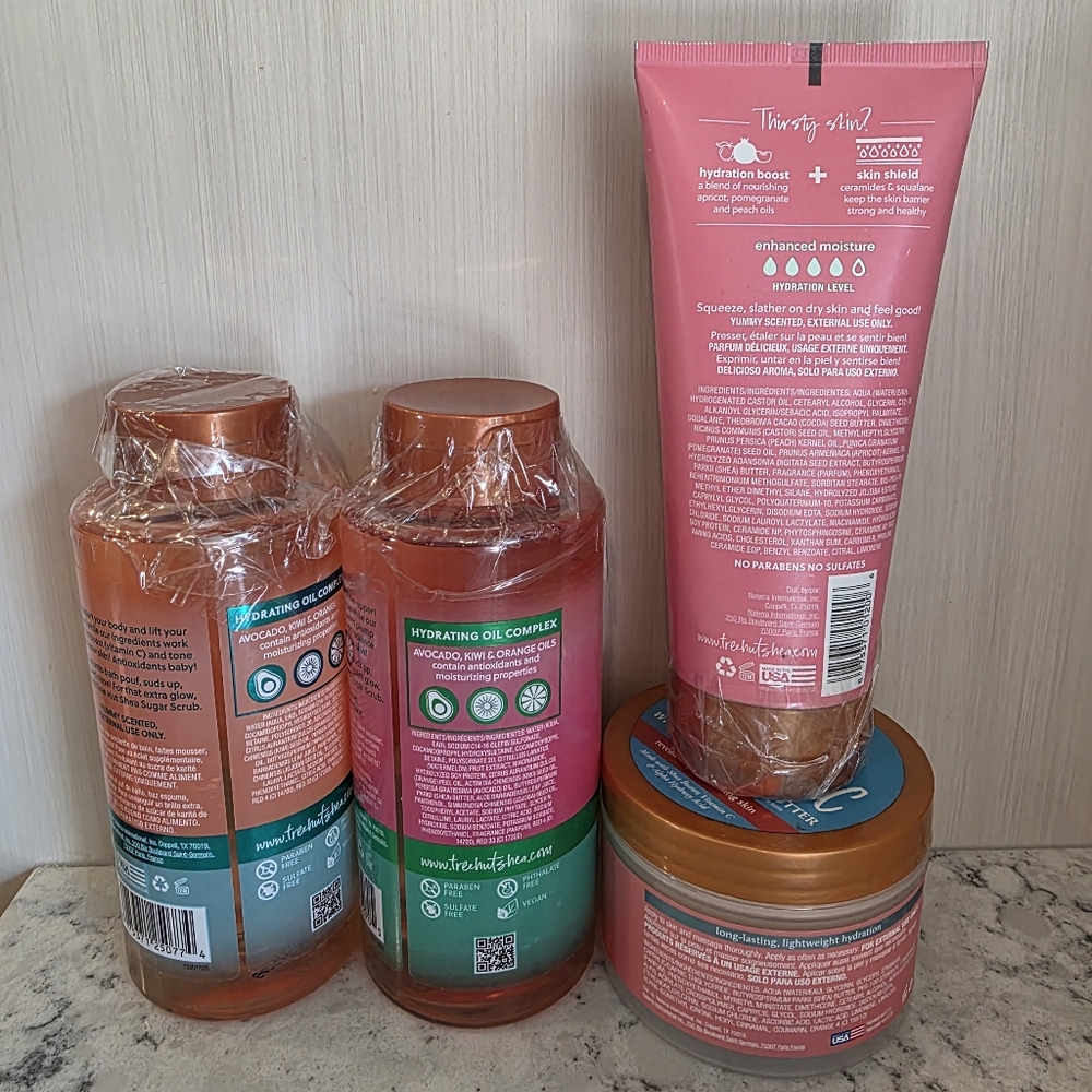 Tree Hut Bundle Foaming Gel Wash Body Butter & Moisturizing Lotion NEW - Picture 5 of 9